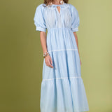 Embroidery Midi Dress