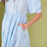 Embroidery Midi Dress