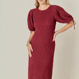 Smocked Midi Dress