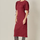 Smocked Midi Dress