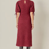 Smocked Midi Dress
