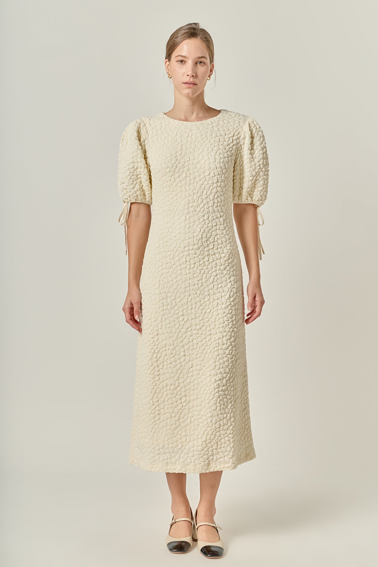 english factory smocked midi dress English Factory
