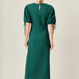 Smocked Midi Dress