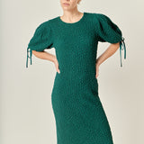 Smocked Midi Dress