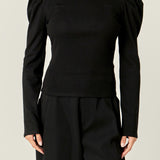 Turtle Neck Rib Top