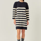 Stripe Knit Dress