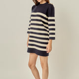 Stripe Knit Dress
