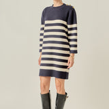 Stripe Knit Dress