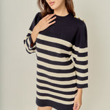 Stripe Knit Dress