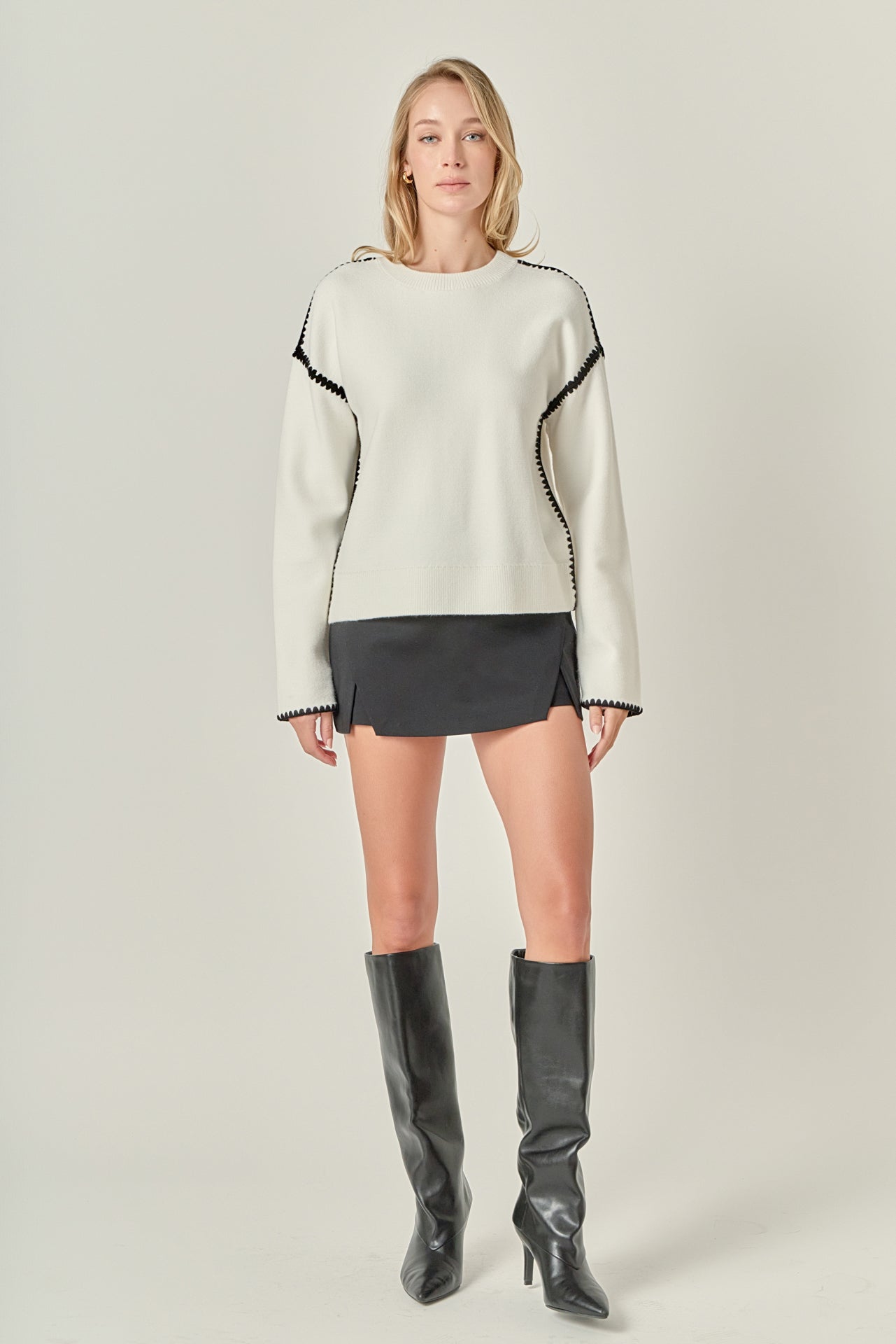 Embroidery Detailed Sweater