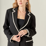 Rhinestone Trimmed Jacket