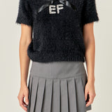 Rhinestone EF Logo Knit