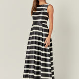 Stripe Midi Dress