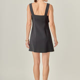 Bow Sleeveless Mini Dress