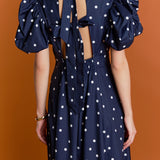 Daisy Dotted Midi Dress