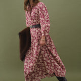Clara Printed Midi Dress