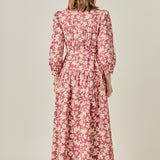 Clara Printed Midi Dress