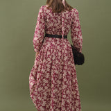 Clara Printed Midi Dress