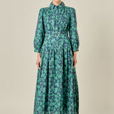 Fall Printed Midi Dress