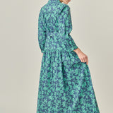 Fall Printed Midi Dress
