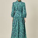 Fall Printed Midi Dress