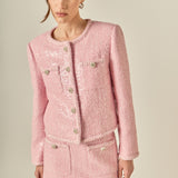 Robyn Rhinestone Tweed Jacket