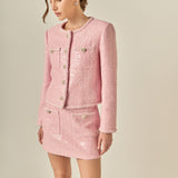 Robyn Rhinestone Mini Skirt