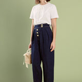 Susie Cropped Denim Trousers