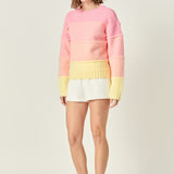 Ombre Crew Neck Knit