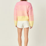 Ombre Crew Neck Knit