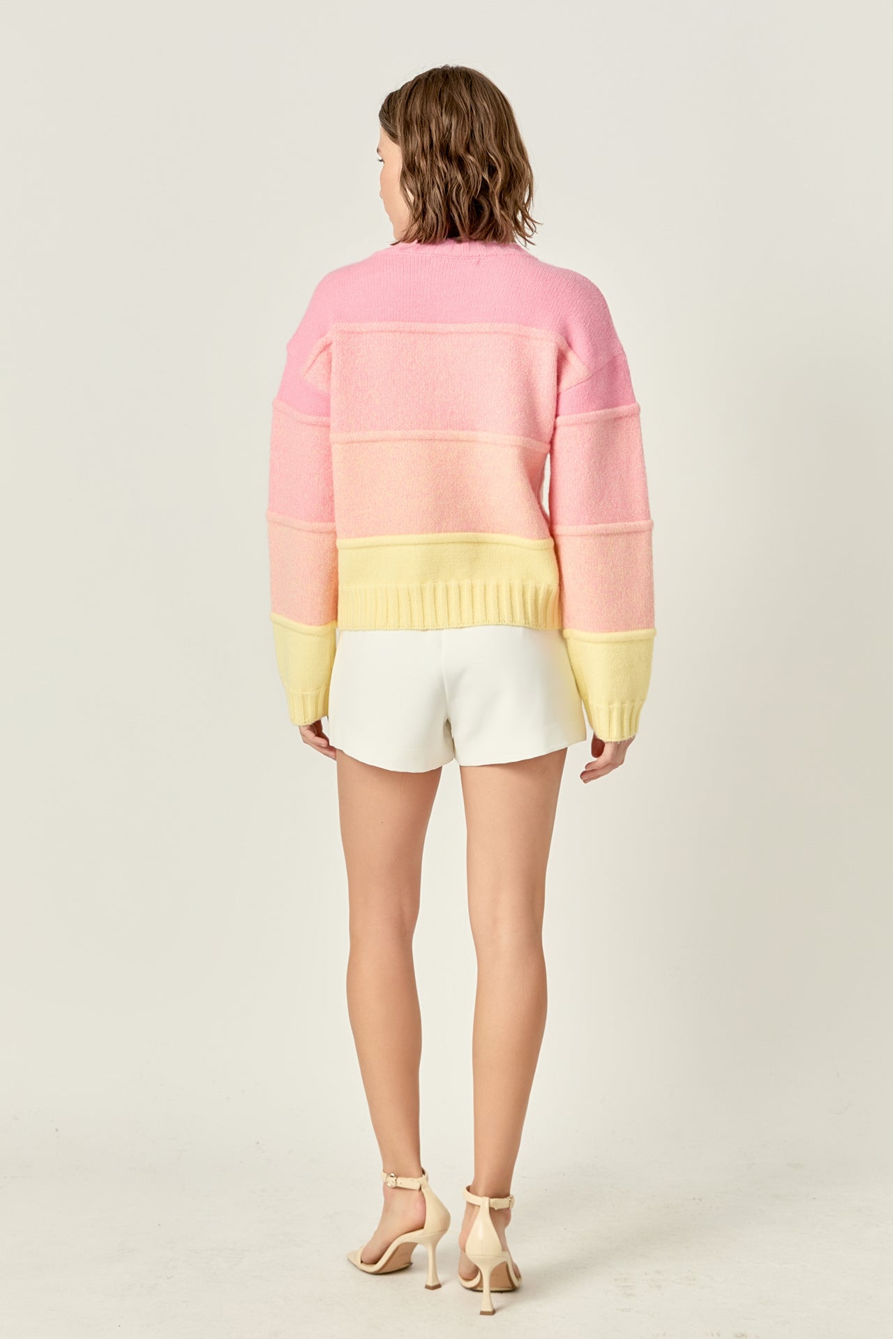 Ombre Crew Neck Knit