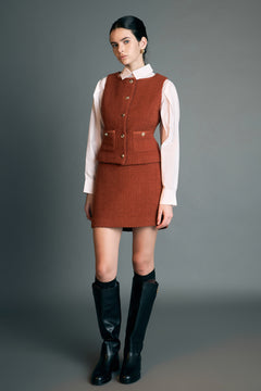 Tweed Vest