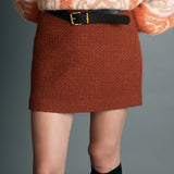 Tweed H-Line Skirt