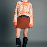 Tweed H-Line Skirt