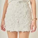 Charlotte Flower Mini Skirt