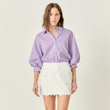 Charlotte Flower Mini Skirt