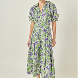 Floral Printed Midi Dress
