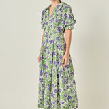 Floral Printed Midi Dress