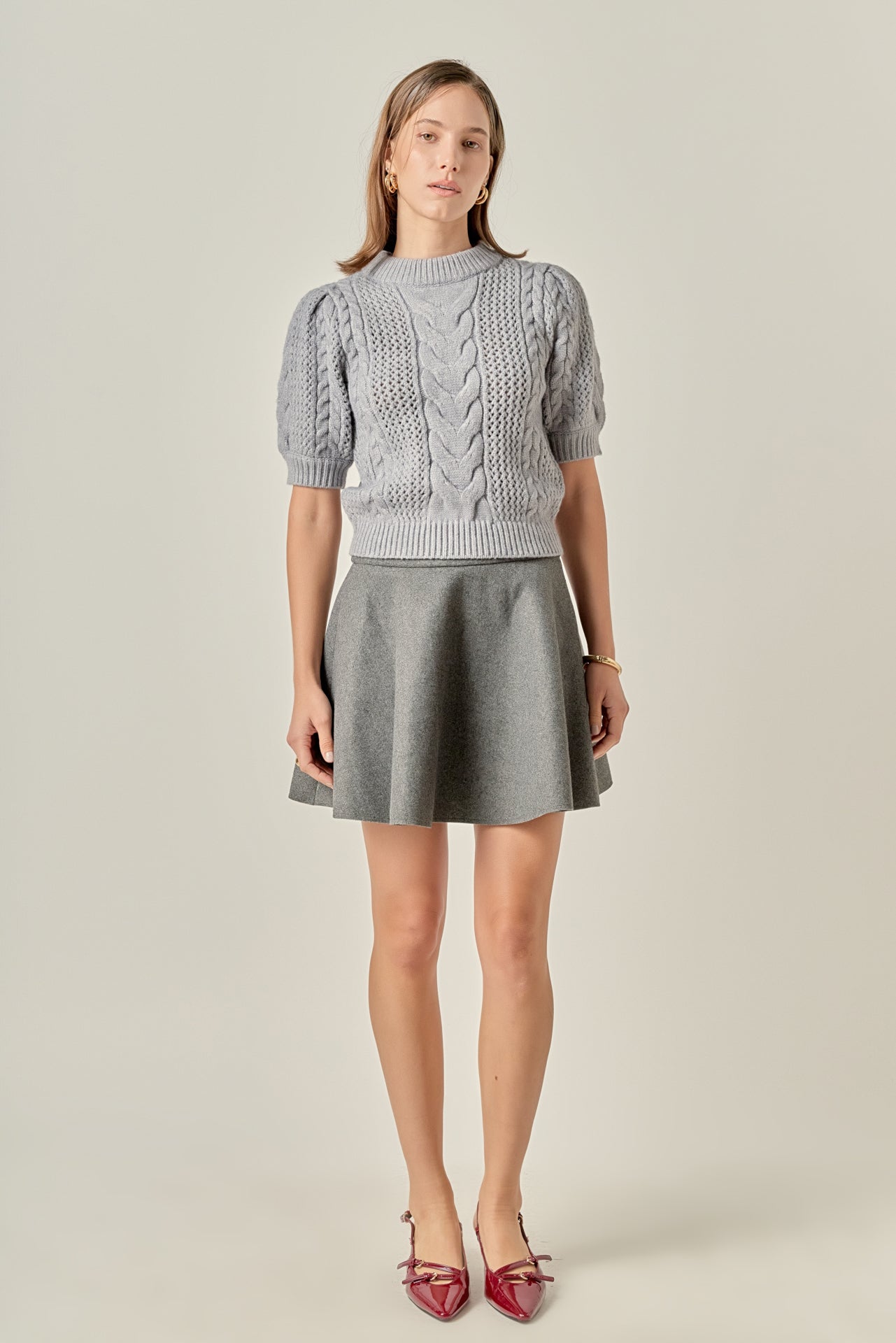Ivy Flared A-line Mini Skirt – English Factory