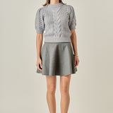 Flare Mini Skirt