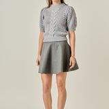 Flare Mini Skirt