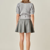 Flare Mini Skirt