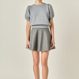 Flare Mini Skirt
