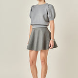 Flare Mini Skirt