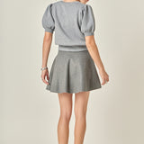 Flare Mini Skirt