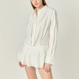 Ruffled Micro Mini Romper