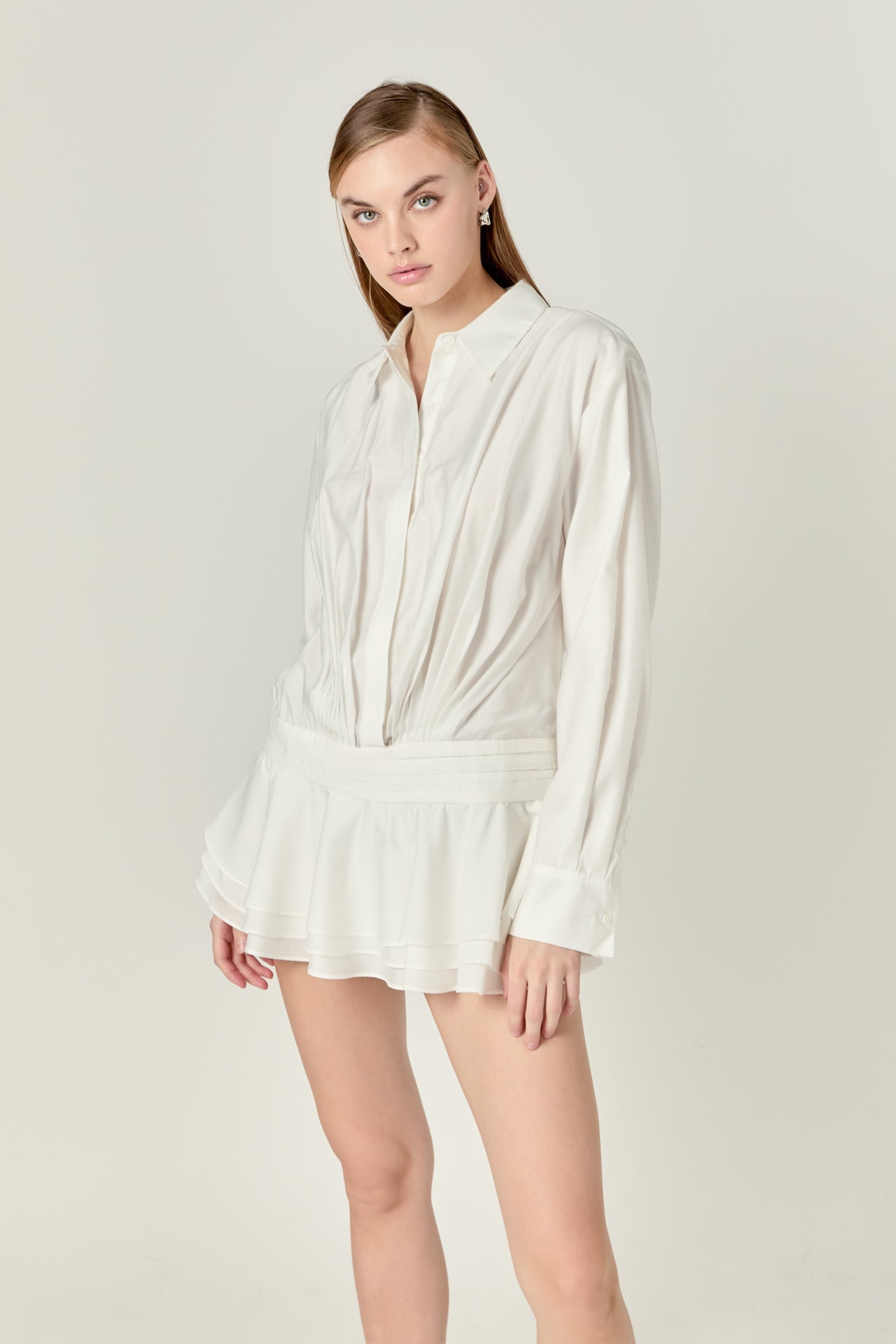 Ruffled Micro Mini Romper