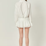 Ruffled Micro Mini Romper