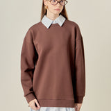 Mixed Media Mini Dress