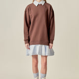 Mixed Media Mini Dress